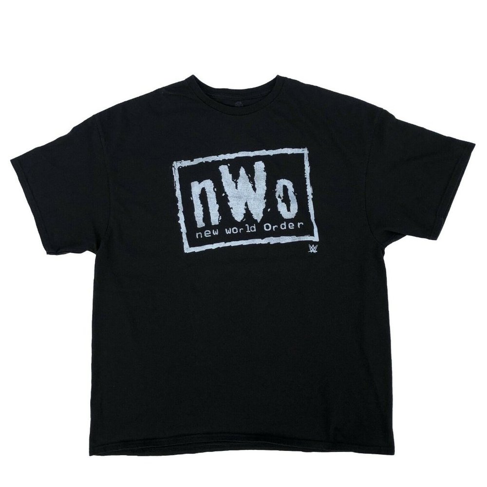 WWE  Crewneck  New World Order Graphic T-Shirt 